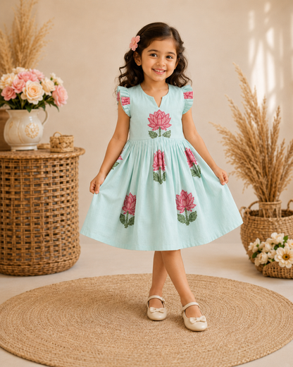 Lotus Gilrs short gown❤️