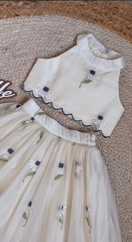 Premium Collection: Pure Cora Cotton Lehenga Choli for Girls