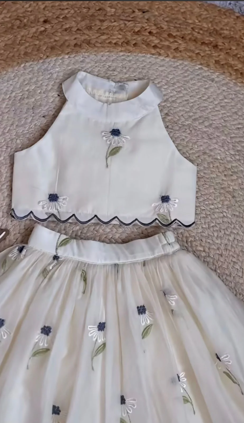 Premium Collection: Pure Cora Cotton Lehenga Choli for Girls