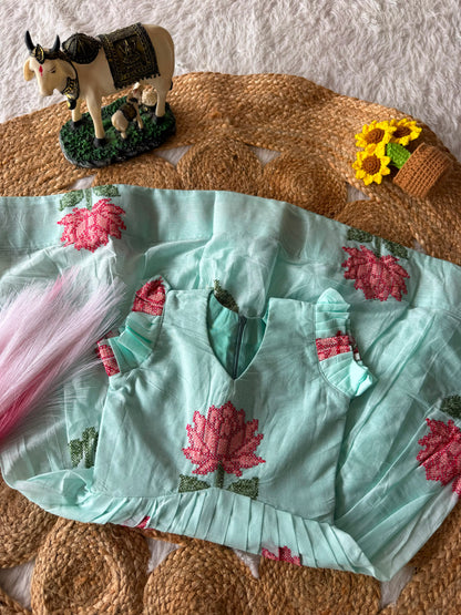 Lotus Gilrs short gown❤️